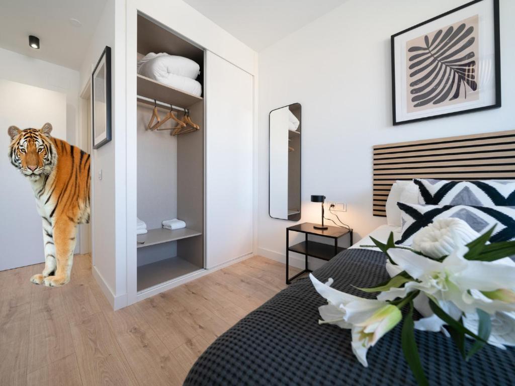 Apartamento Xpce Urban 4 Malaga Skyline - Free Parking Exterior foto