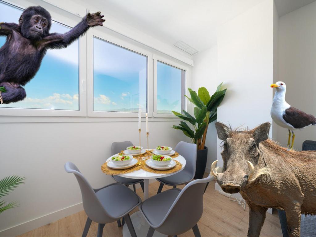 Apartamento Xpce Urban 4 Malaga Skyline - Free Parking Exterior foto