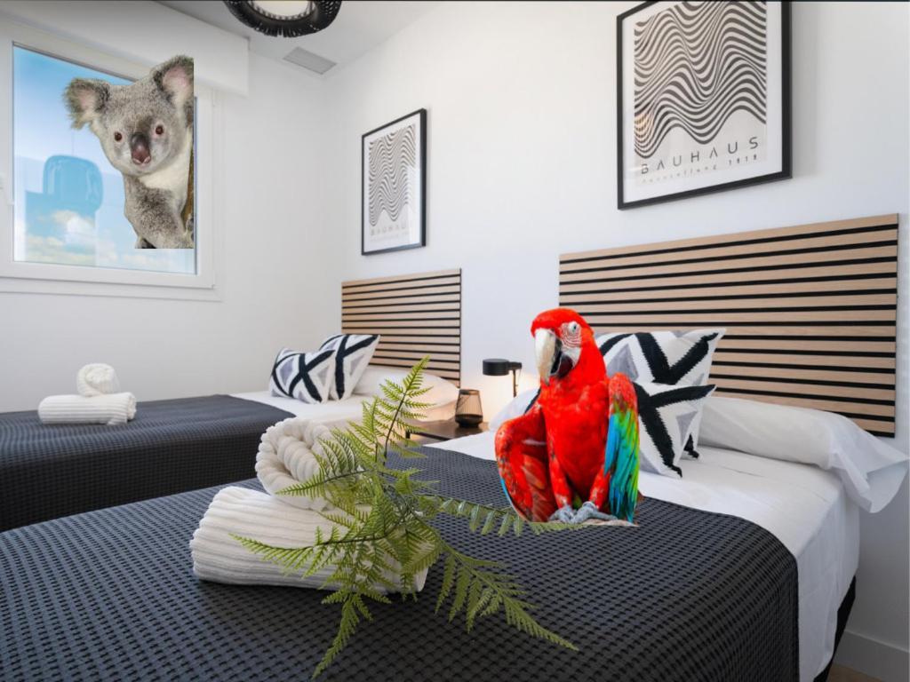 Apartamento Xpce Urban 4 Malaga Skyline - Free Parking Exterior foto